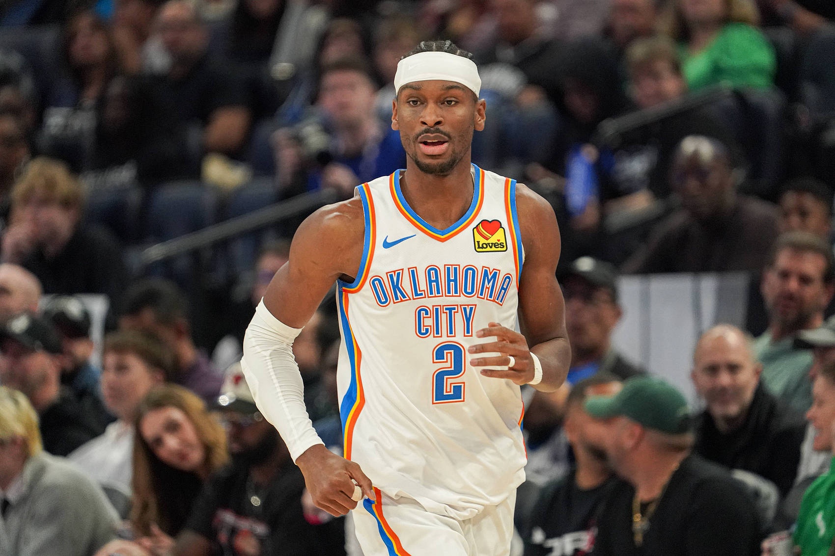 现存季后赛连续20+榜：SGA10场第1 约基奇&amp;小卡7场第2 杜兰特3场